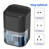 Dehumidifier for Home with Colorful Light 70oz Small Dehumidifier with Auto Shut Off Low Noise Sleep Mode Crawl Space Dehumidifier for 200 sq.ft Basement Bedroom Bathroom Closet