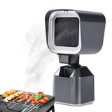 Portable Range Hood with 2 Wind Speed 3600rpm Suction power Angle and Height Adjustable Removable Double Layer Filter Mesh Desktop Kitchen Exhaust Hood Fan for Home Office BBQ Camping Picnic