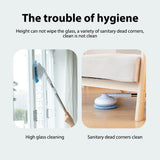 Electric Spin Scrubber Rechargeable Portable Electric Spin Mop Cleaner with Replaceable Brush Heads Cordless Shower Scrubber Adjustable Extension Handle for Window Bathroom Kitchen Car Tile Wall Floor In Australia - Darrahopens
