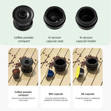 Portable Electric Espresso Coffee Machine Cordless Heat and Cold Brew 3oz Single Serve Mini Coffee Maker with 3-IN-1 Coffee Powder/N Capsule/DG Capsule 20Bar Pump Pressure Rechargeable 9600mAh Battery