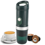 Portable Electric Espresso Coffee Machine Cordless Heat and Cold Brew 250mL Single Serve Mini Coffee Maker with 3-IN-1 Coffee Powder/N Capsule/DG Capsule 20Bar Pump Pressure Rechargeable 9600mAh B In Australia - Darrahopens