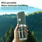 Portable Electric Espresso Coffee Machine Cordless Heat and Cold Brew 3oz Single Serve Mini Coffee Maker with 3-IN-1 Coffee Powder/N Capsule/DG Capsule 20Bar Pump Pressure Rechargeable 9600mAh Battery