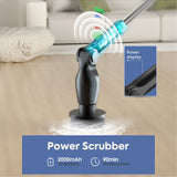 9-in-1 Electric Spin Scrubber with 9 Brush Heads Cordless Cleaning Brush Scrubber Adjustable Angle IPX5 Waterproof LED Digital Display Screen Shower Cleaning Brush for Home Bathroom Kitchen Car In Australia - Darrahopens