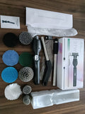 9-in-1 Electric Spin Scrubber with 9 Brush Heads Cordless Cleaning Brush Scrubber Adjustable Angle IPX5 Waterproof LED Digital Display Screen Shower Cleaning Brush for Home Bathroom Kitchen Car
