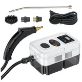 Handheld Multi-surface Steam Cleaner with 4pcs Accessories Touch Screen 6 Levels Adjustable 15s Fast Steam Deep Cleaning with Portable Handle 1200ml/40.5oz Water Tank for Sofa Window Glass Kitchen Stove Range Hood Car In Australia - Darrahopens