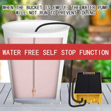 Dual Pump Solar Drip Irrigation System with Rain Sensing Digital Display Screen Child Lock 2 Group Automatic Watering System for 30 Potted Plants DIY Drip Irrigation Kit with Solar Panel 98Ft Pipe Copper Filter Connectors Gloves