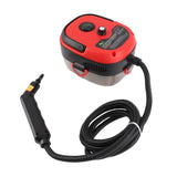 1500W Portable Handheld Steam Cleaner 105℃ High Temperature Steam Deep Cleaning Machine with Removable Water Tank 3 Brush Heads Bend Nozzle Window Scraper with Cloth Cover for Kitchen Bathroom
