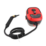 1500W Portable Handheld Steam Cleaner 105℃ High Temperature Steam Deep Cleaning Machine with Removable Water Tank 3 Brush Heads Bend Nozzle Window Scraper with Cloth Cover for Kitchen Bathroom