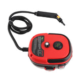 1500W Portable Handheld Steam Cleaner 105℃ High Temperature Steam Deep Cleaning Machine with Removable Water Tank 3 Brush Heads Bend Nozzle Window Scraper with Cloth Cover for Kitchen Bathroom