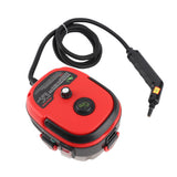 1500W Portable Handheld Steam Cleaner 105℃ High Temperature Steam Deep Cleaning Machine with Removable Water Tank 3 Brush Heads Bend Nozzle Window Scraper with Cloth Cover for Kitchen Bathroom