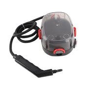 1500W Portable Handheld Steam Cleaner 105℃ High Temperature Steam Deep Cleaning Machine with Removable Water Tank 3 Brush Heads Bend Nozzle Window Scraper with Cloth Cover for Kitchen Bathroom