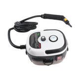 1500W Portable Handheld Steam Cleaner 105℃ High Temperature Steam Deep Cleaning Machine with Removable Water Tank 3 Brush Heads Bend Nozzle Window Scraper with Cloth Cover for Kitchen Bathroom