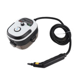1500W Portable Handheld Steam Cleaner 105℃ High Temperature Steam Deep Cleaning Machine with Removable Water Tank 3 Brush Heads Bend Nozzle Window Scraper with Cloth Cover for Kitchen Bathroom