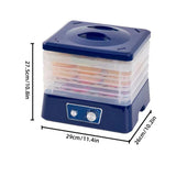 Dehydrators for Food and Jerky with 5 Drying Racks 95-158℉ 8 Gears Temperature Adjustable Vegetable Fruit Dehydrator with Large Knob Control and Clear Food Grade PP Grill Rack In Australia - Darrahopens
