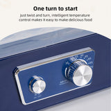 Dehydrators for Food and Jerky with 5 Drying Racks 95-158℉ 8 Gears Temperature Adjustable Vegetable Fruit Dehydrator with Large Knob Control and Clear Food Grade PP Grill Rack