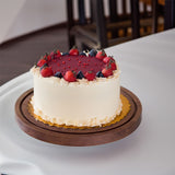 Cake Stand with Lid Wood 12in Round Cake Holder 2-in-1 Dessert Table Display Set and Charcuterie Board with Large Acrylic Cake Dome Cover for Cheese Chips Dips Nachos Fruit Platter In Australia - Darrahopens