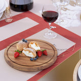 Cake Stand with Lid Wood 12in Round Cake Holder 2-in-1 Dessert Table Display Set and Charcuterie Board with Large Acrylic Cake Dome Cover for Cheese Chips Dips Nachos Fruit Platter