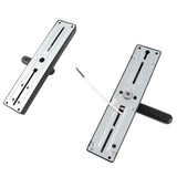 Smart Door Lock Keyless Entry Door Lock Handle with Cards and Keys Biometric Door Lock App Remote Control Virtual Password Smart Lock for 40-120mm Office Home Bedroom Door
