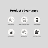 Wireless Intercom System Smart Digital Voice Calling Machine Wireless Office Intercom Machine Telephone Intercom for Business Office House Calling Room to Room Intercom System