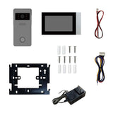 Video Doorbell Intercom System 7 Inch LCD Touch Screen Video Doorbell Door Phone Kits IR Night Vision Camera TY Dual Way Intercom Monitoring Outdoor Indoor for Home Office