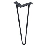 4Pcs Black Iron Table Desk Legs Home Accessories for DIY Handcrafts Furniture 16inch In Australia - Darrahopens