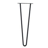 4Pcs Black Iron Table Desk Legs Home Accessories for DIY Handcrafts Furniture 16inch