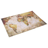 World Map Rug Anti Slip Floor Mat Soft Area Rug Carpet for Home Living Room In Australia - Darrahopens