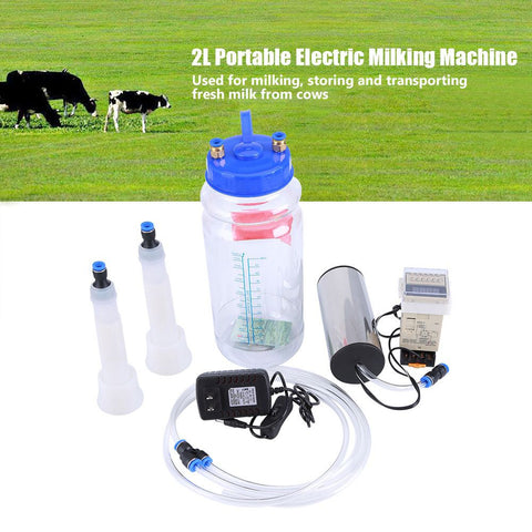 2L Portable Electric Milking Machine with Time Controller for Cow In Australia - Darrahopens