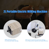2L Portable Electric Milking Machine with Time Controller for Cow