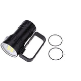 3.7V 28800Lm LED Photography Diving 80m Flashlight Torch with Bracket Stand In Australia - Darrahopens