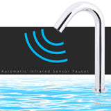 Brass Automatic Infrared Sensor Faucet Water Tap with Hose for Bathroom Basin Kitchen Sink