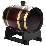 1.5L Vintage Wood Oak Timber Wine Barrel for Whiskey Rum Port In Australia - Darrahopens