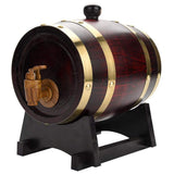 1.5L Vintage Wood Oak Timber Wine Barrel for Whiskey Rum Port In Australia - Darrahopens