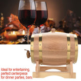 5L Vintage Wood Oak Timber Wine Barrel for Beer Whiskey Rum Port