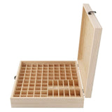 87 Slots Wooden Large Essential Oil Storage Holder Box Case Container Organizer
