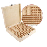 87 Slots Wooden Large Essential Oil Storage Holder Box Case Container Organizer