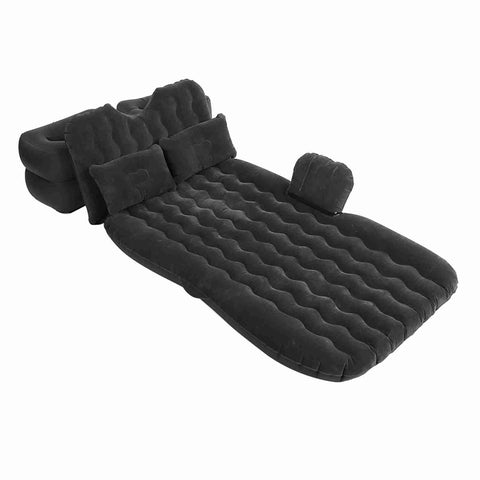 Inflatable Bed Mattress Indoor Outdoor Camping Travel Car Back Seat Air Beds Cushion(Black) In Australia - Darrahopens