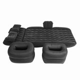 Inflatable Bed Mattress Indoor Outdoor Camping Travel Car Back Seat Air Beds Cushion(Black)