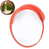 45cm Wide Angle Driveway Road Safety Convex Traffic Mirror with Mounting Hardware Accessories