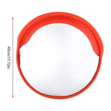 45cm Wide Angle Driveway Road Safety Convex Traffic Mirror with Mounting Hardware Accessories