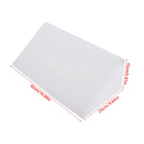 Confortable Foam Cushion Leg Elevation Back Lumbar Relief Rest Support Pillow Cover Pad(White)