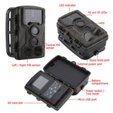Waterproof Trail IR Camera 1080P 12MP HD Wildlife Game Hunting Cam with 42PCS 850NM IR LEDs