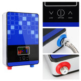 220V 6500W Tankless Instant Electric Hot Water Heater for Home Bathroom Shower