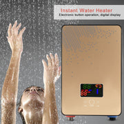 220V 6500W Tankless Instant Electric Hot Water Heater Shower for Home Bathroom