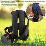 Universal Trimmer Double Shoulder Strap Mower Polyester M Shaped Belt for Brush Cutter Garden In Australia - Darrahopens