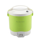 24V 180W 1.6L Electric Portable Multifunctional Rice Cooker Food Steamer for Cars (Green)