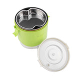 24V 180W 1.6L Electric Portable Multifunctional Rice Cooker Food Steamer for Cars (Green)