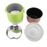 24V 180W 1.6L Electric Portable Multifunctional Rice Cooker Food Steamer for Cars (Green)