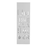 White Iron Hollowed Umbrella Storage Basket Stand Holder Rack In Australia - Darrahopens