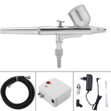 Airbrush Compressor Kit Dual Action Spray Air Brush Set Tattoo Nail Art Tool In Australia - Darrahopens